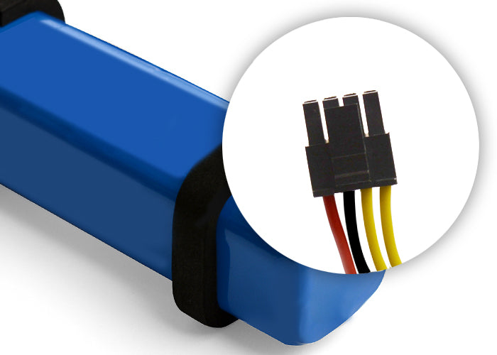 Tartalékakkumulátor Duoro X-Max (Li-Ion 5200mAh) - fekete csatlakozó
